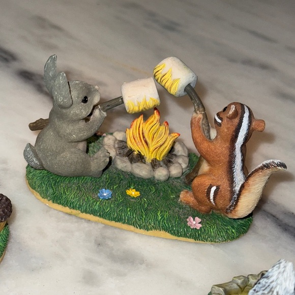 Vintage FITZ & FLOYD Charming Tails Set of 3 Figurines - Picture 7 of 10